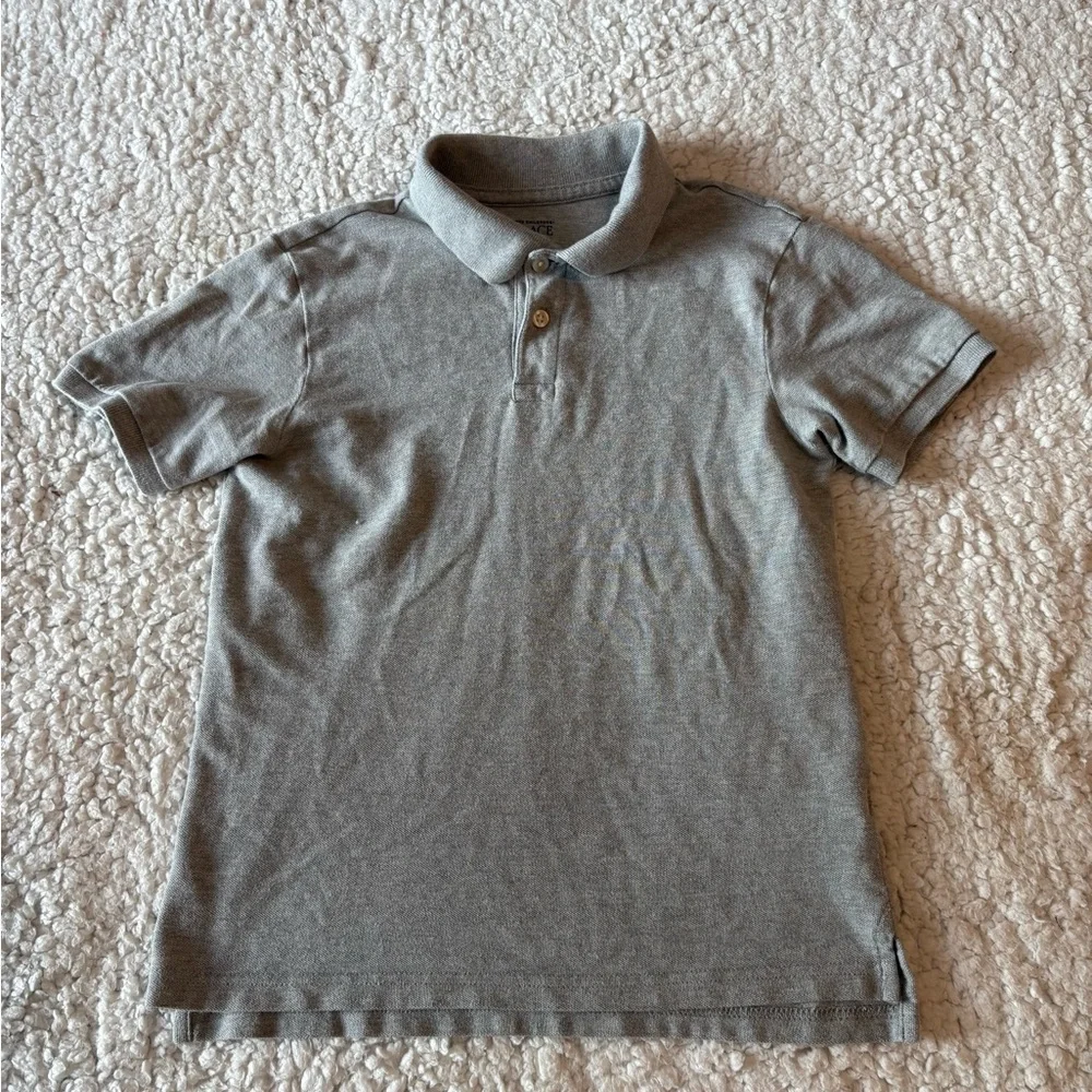 🍒4/$15 The Children's Place Light Grau Polo